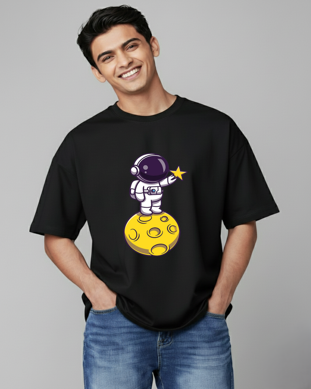 Siyalta – Stardust Keeper | Oversized T-Shirt, Short Sleeve, Casual Fit