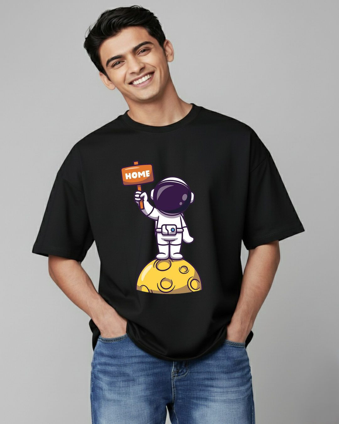 Siyalta – Lunar Roots | Oversized T-Shirt, Short Sleeve, Casual Fit