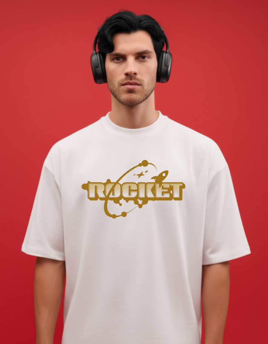 Siyalta – Rocket Launch | Oversized T-Shirt, Short Sleeve, Urban Fit