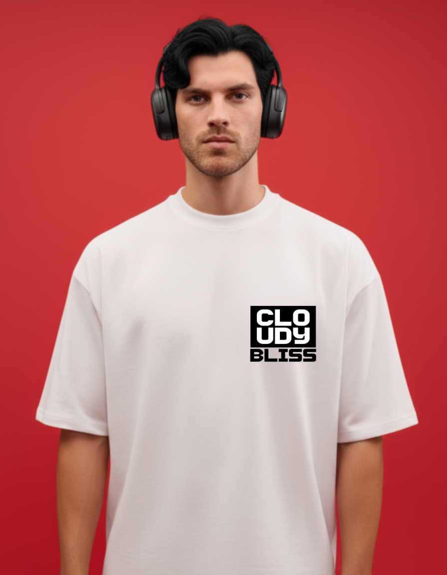 Siyalta – Cloudy Mood | Oversized T-Shirt, Short Sleeve, Minimal Fit