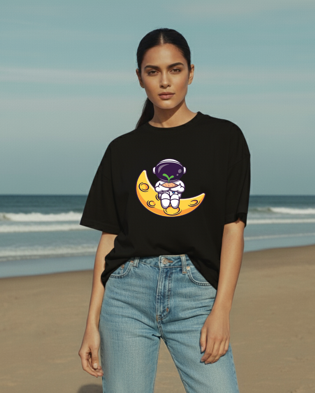 Siyalta – Moonseed Dreams | Oversized T-Shirt, Short Sleeve, Casual Fit