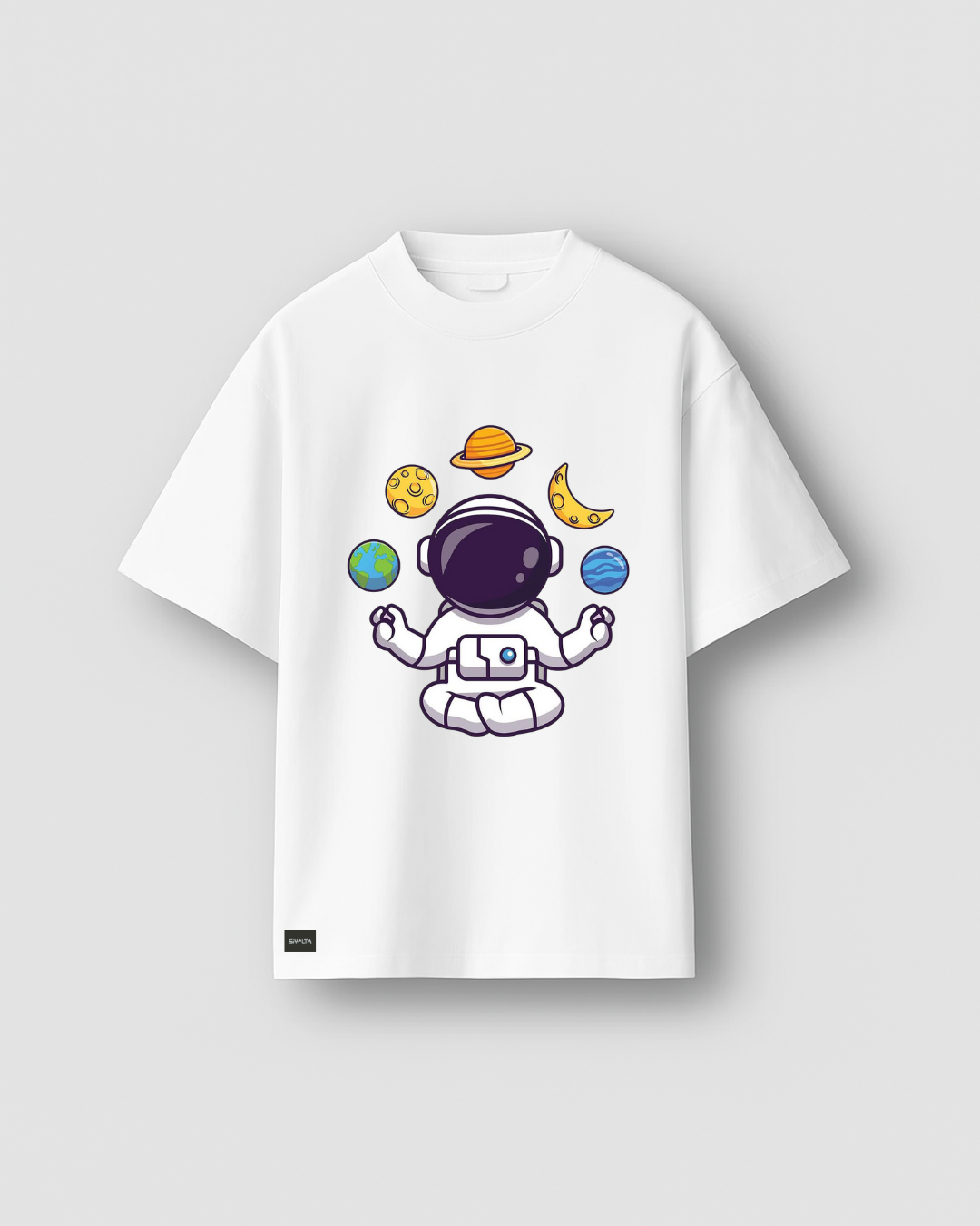 Siyalta – Cosmic Balance | Oversized T-Shirt, Short Sleeve, Casual Fit