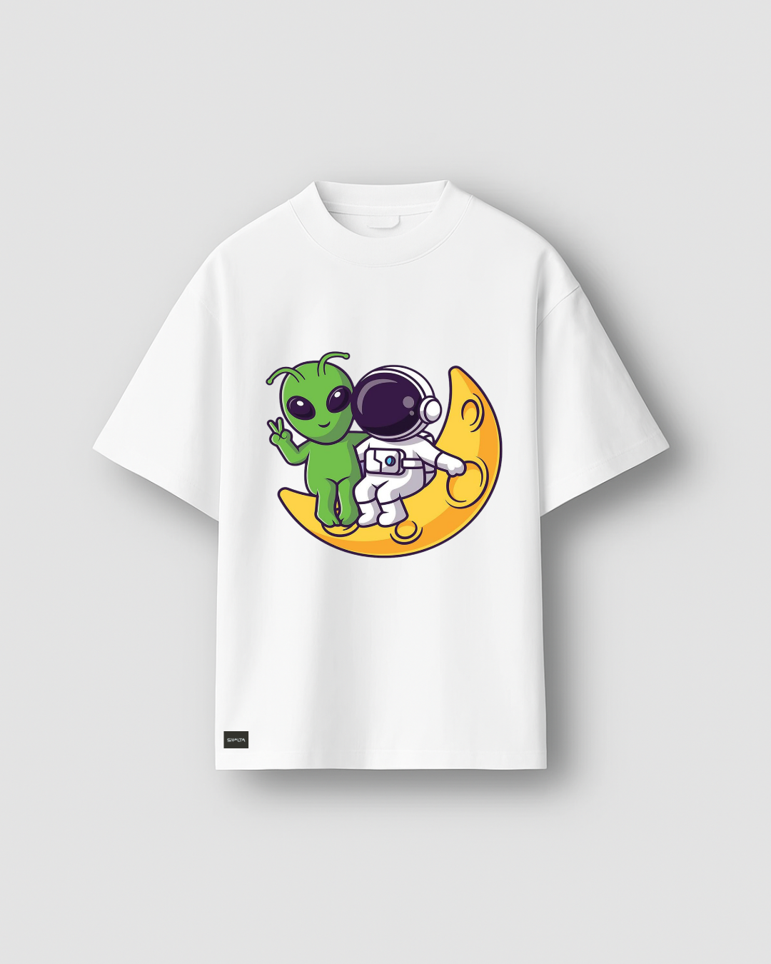 Siyalta – Galactic Friends | Oversized T-Shirt, Short Sleeve, Casual Fit