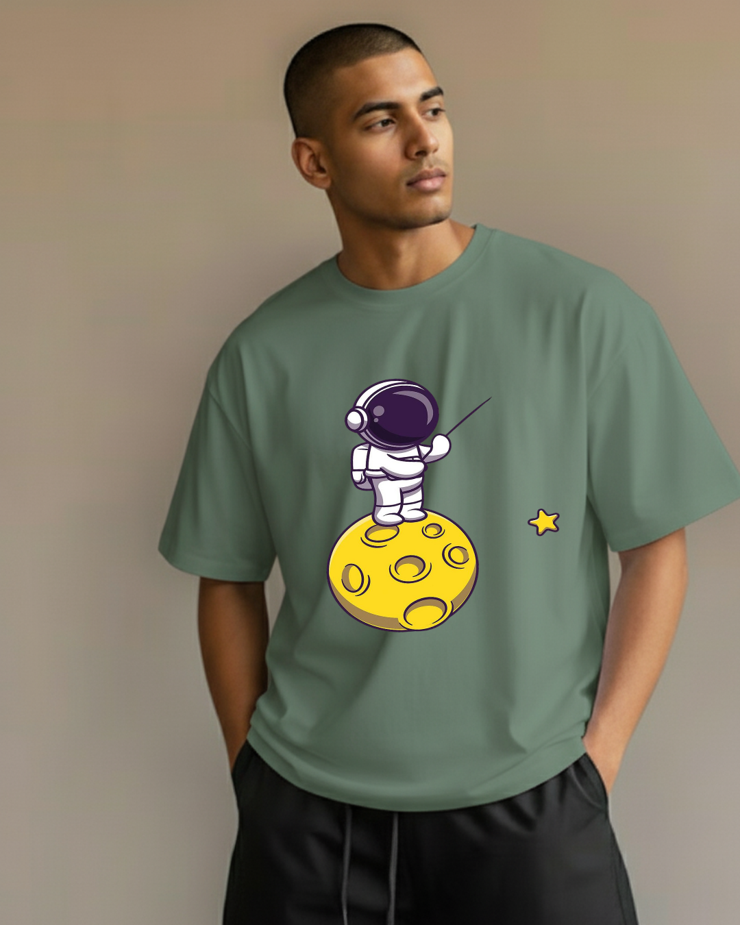 Siyalta – Stellar Catch | Oversized T-Shirt, Short Sleeve, Casual Fit