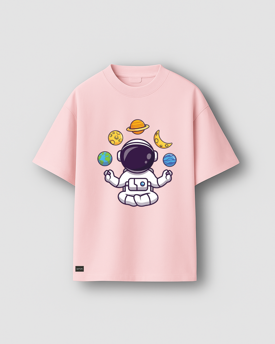 Siyalta – Cosmic Balance | Oversized T-Shirt, Short Sleeve, Casual Fit