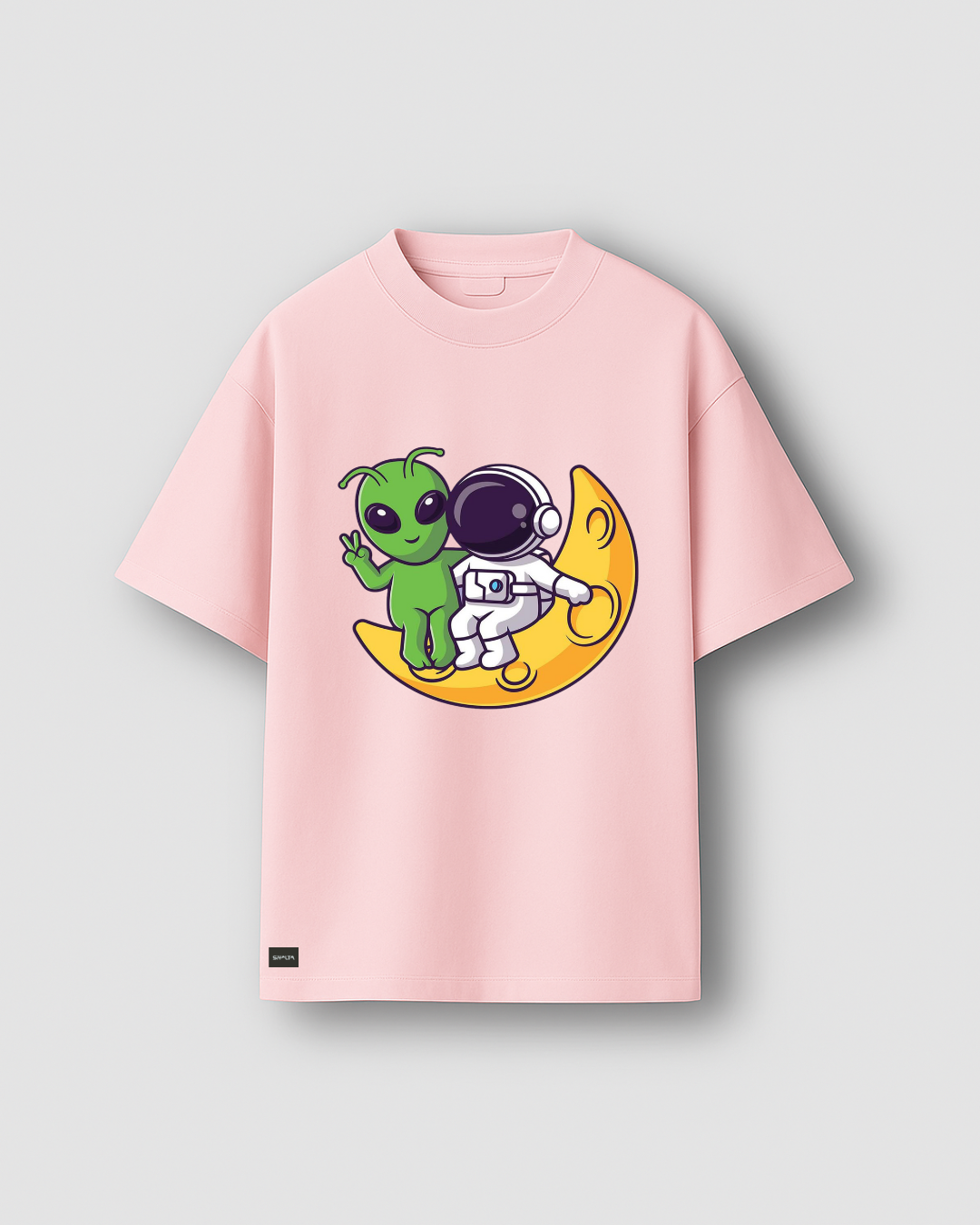 Siyalta – Galactic Friends | Oversized T-Shirt, Short Sleeve, Casual Fit