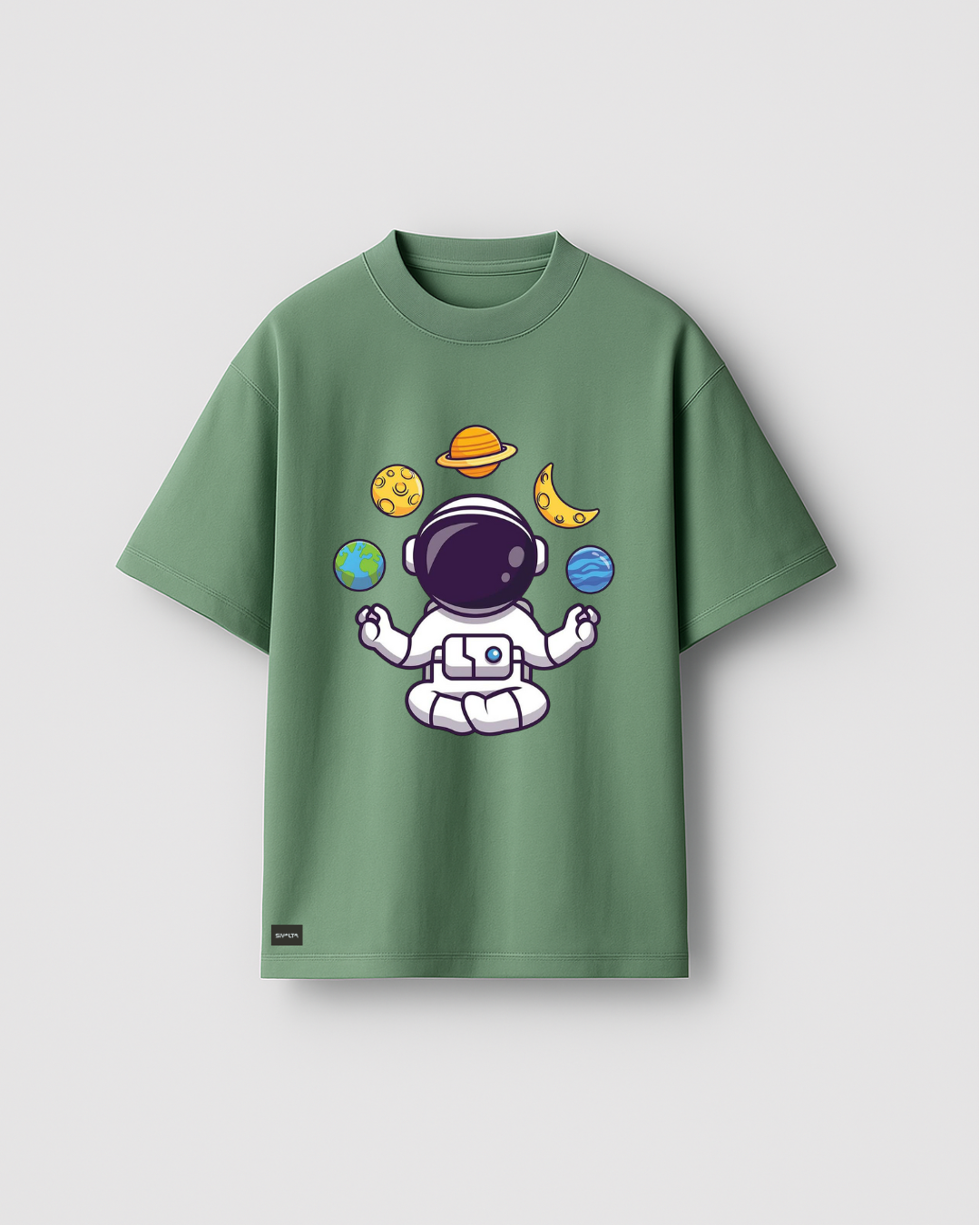 Siyalta – Cosmic Balance | Oversized T-Shirt, Short Sleeve, Casual Fit