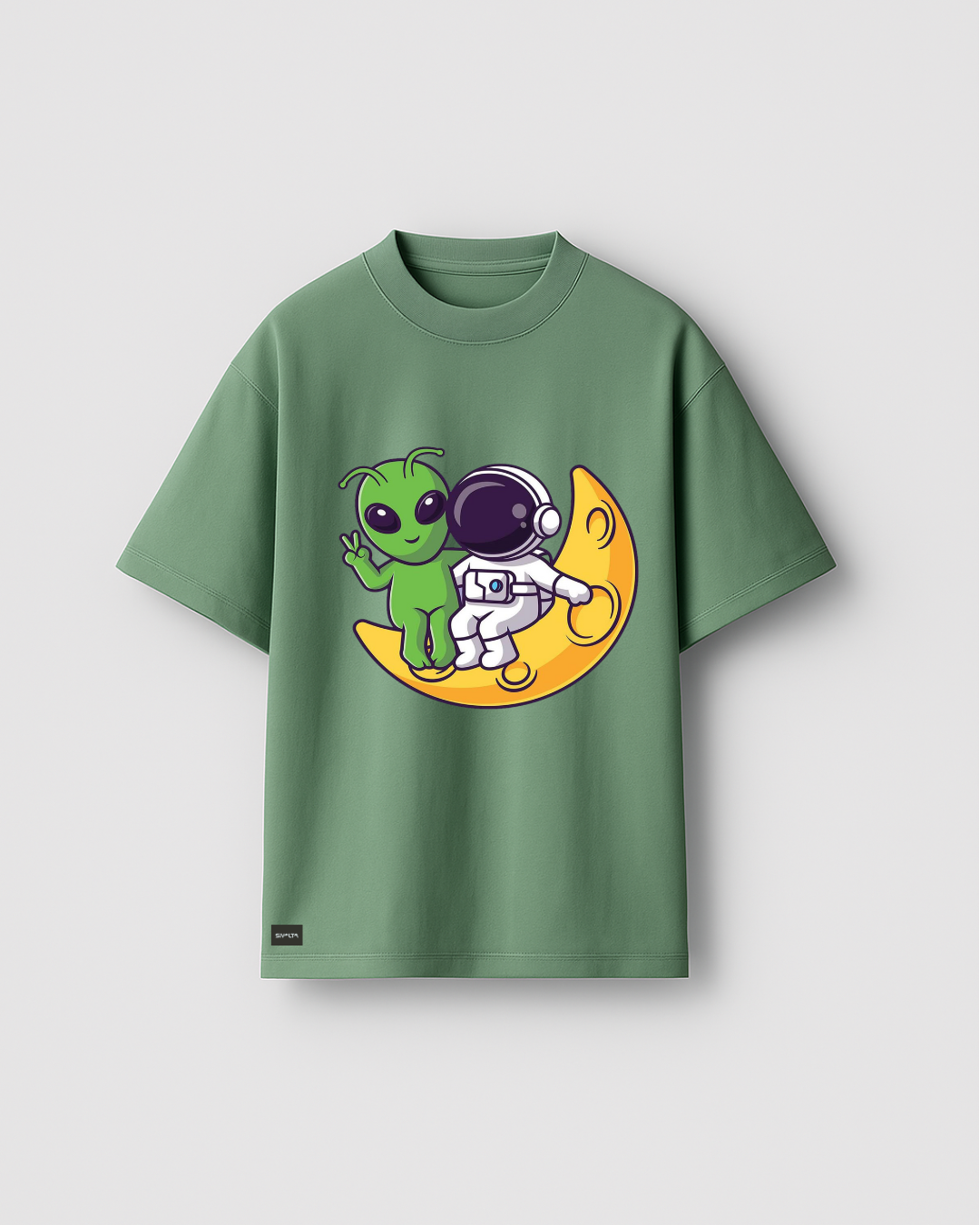 Siyalta – Galactic Friends | Oversized T-Shirt, Short Sleeve, Casual Fit