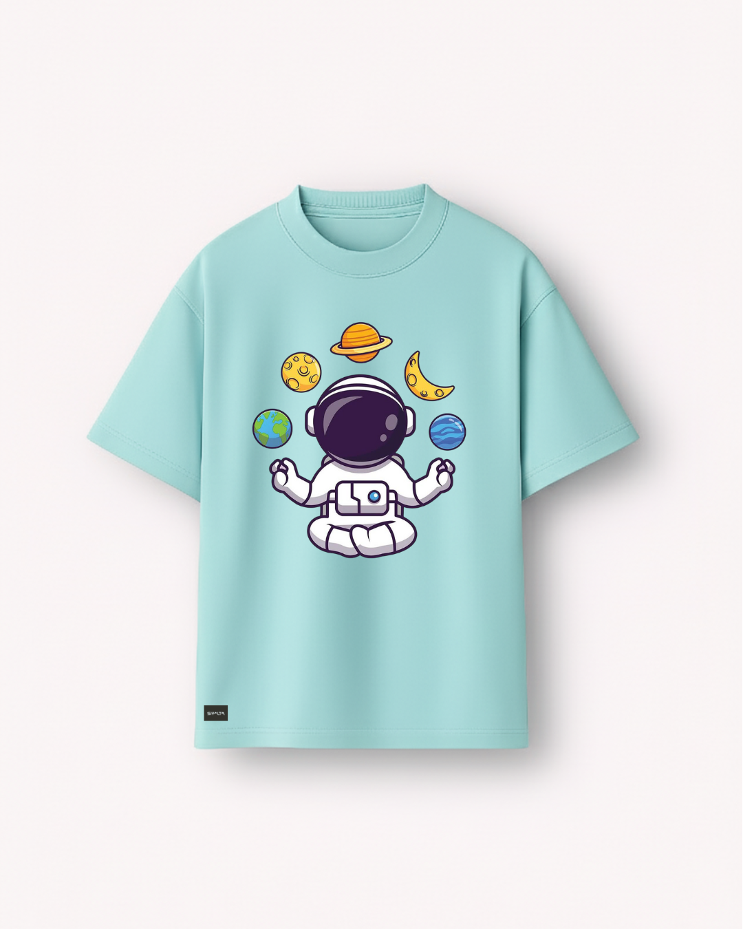 Siyalta – Cosmic Balance | Oversized T-Shirt, Short Sleeve, Casual Fit