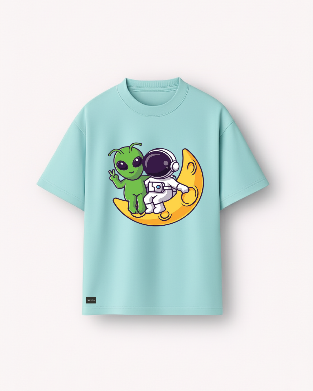 Siyalta – Galactic Friends | Oversized T-Shirt, Short Sleeve, Casual Fit