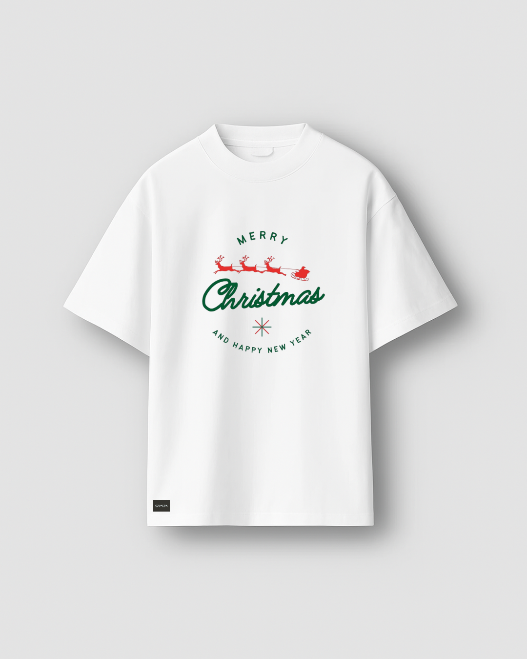 Siyalta – Classic Sleigh Script | Oversized T-Shirt, Short Sleeve, Casual Fit