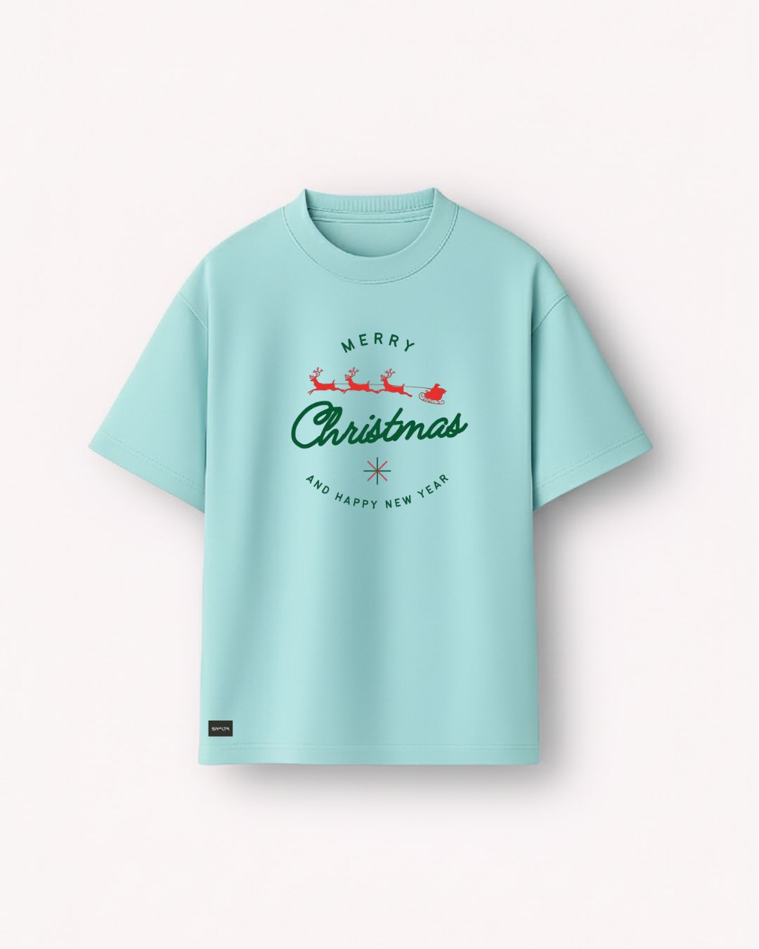 Siyalta – Classic Sleigh Script | Oversized T-Shirt, Short Sleeve, Casual Fit