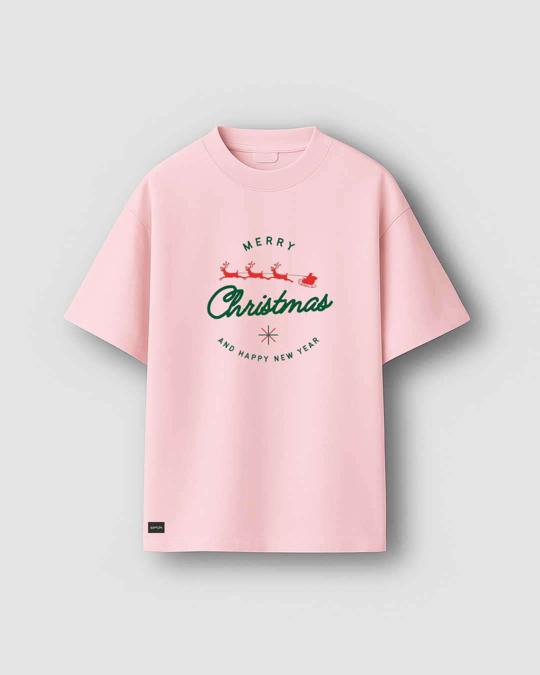 Siyalta – Classic Sleigh Script | Oversized T-Shirt, Short Sleeve, Casual Fit