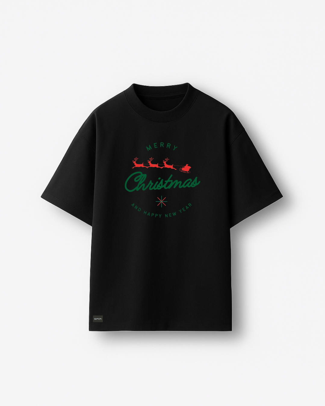 Siyalta – Classic Sleigh Script | Oversized T-Shirt, Short Sleeve, Casual Fit