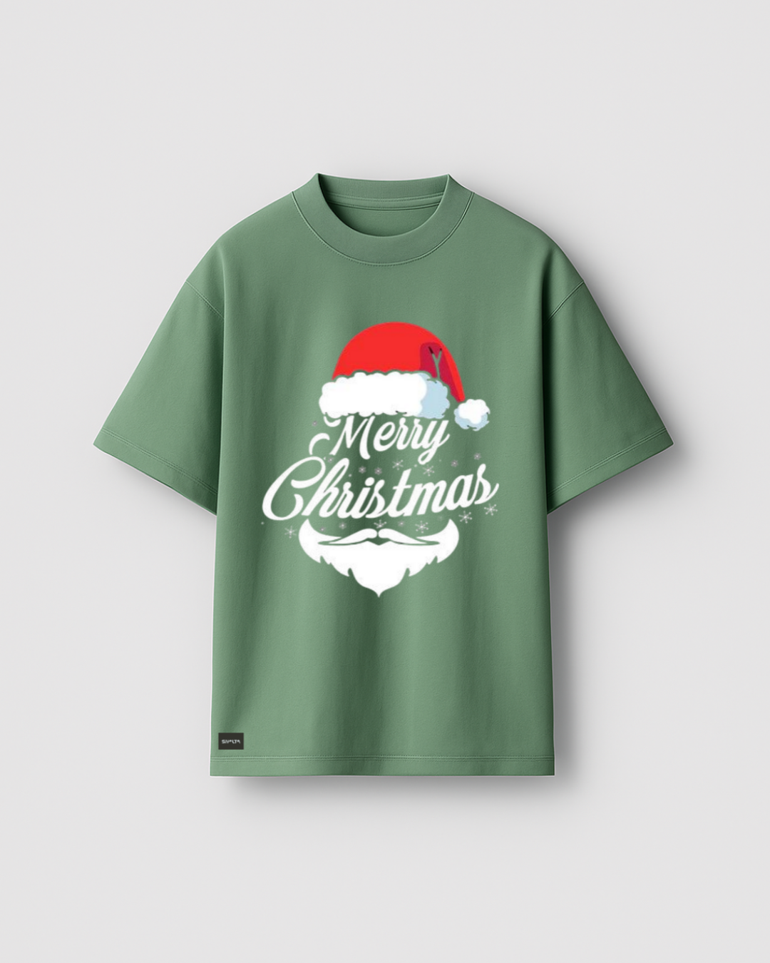 Siyalta – Santa’s Beard Script | Oversized T-Shirt, Short Sleeve, Casual Fit