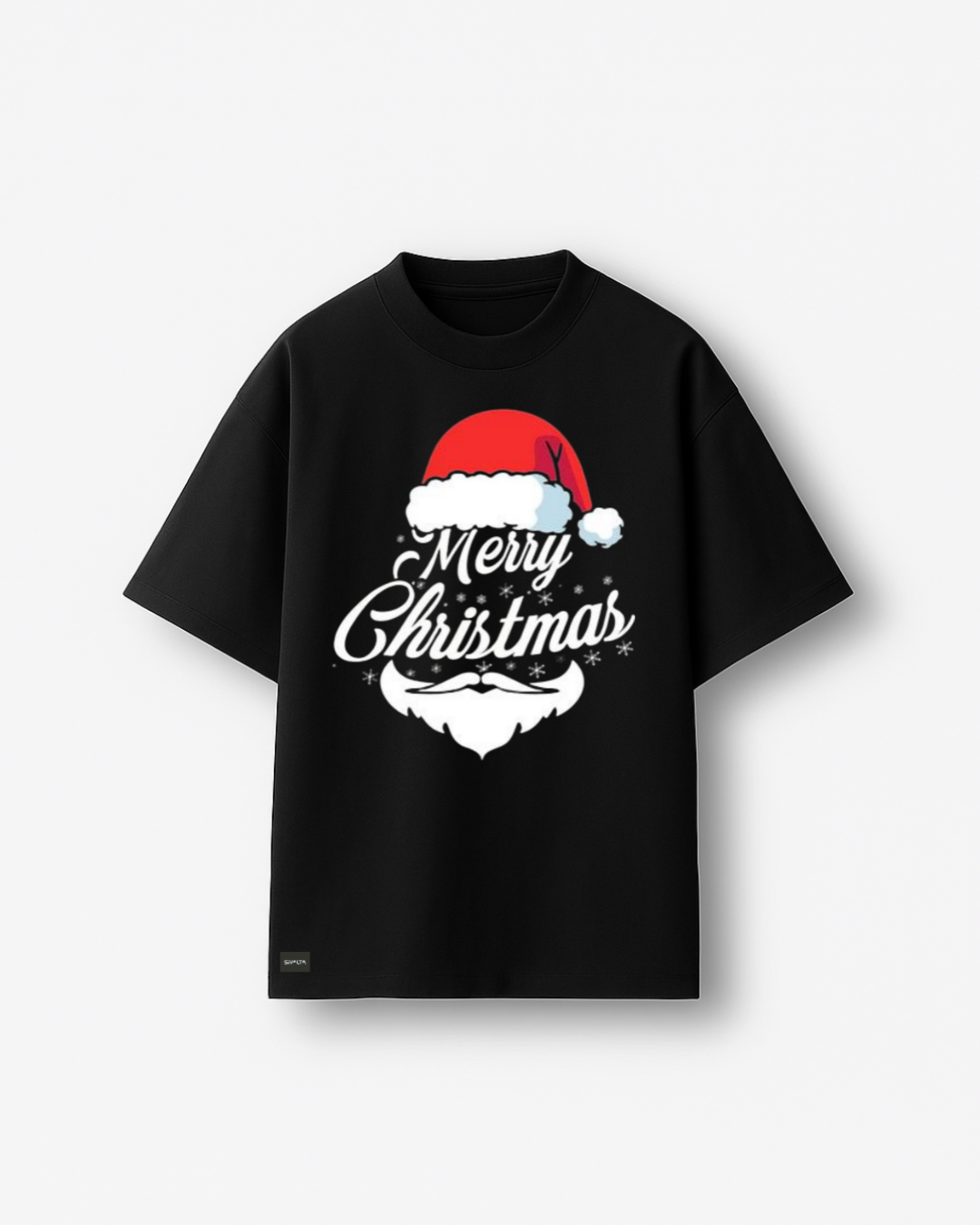 Siyalta – Santa’s Beard Script | Oversized T-Shirt, Short Sleeve, Casual Fit
