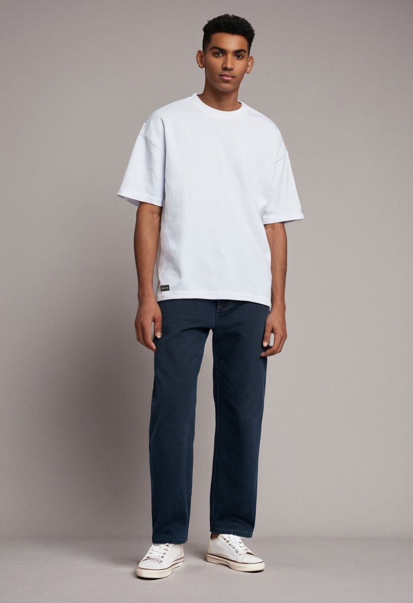 Siyalta - White | Oversized T-Shirt – white, Short Sleeve, Casual Fit
