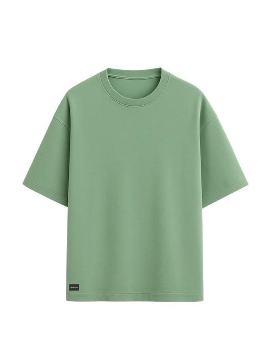 Siyalta – Sea Green | Oversized T-Shirt – sea green, Short Sleeve, Casual Fit